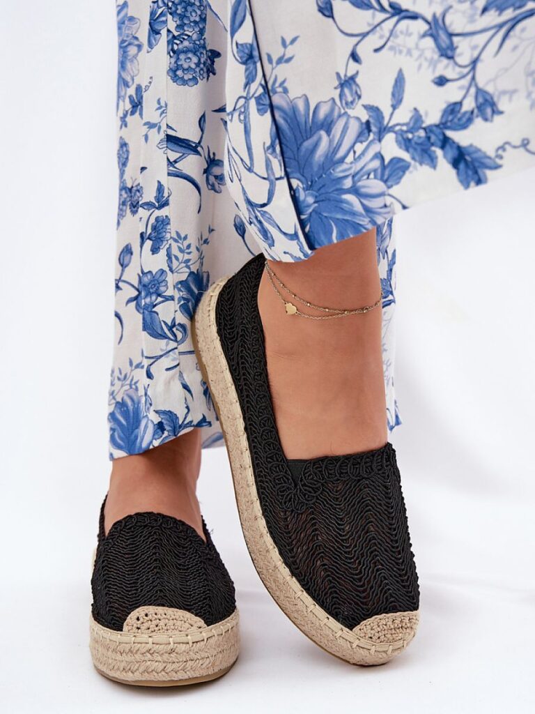 Espadryle Model Vinceza 17392 Black - Step in style