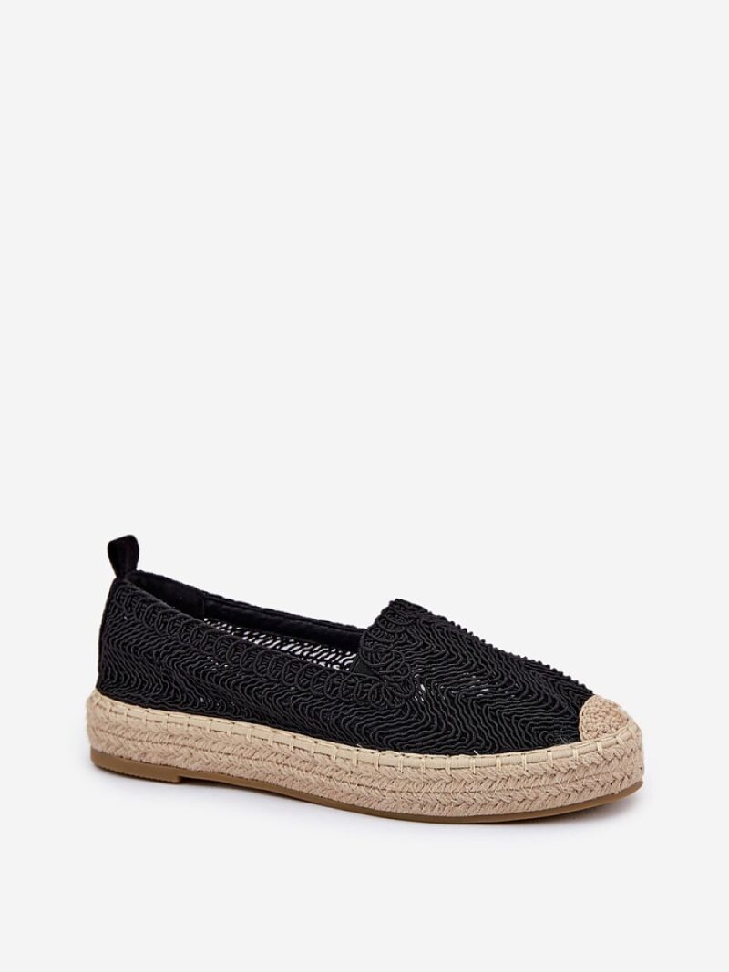 Espadryle Model Vinceza 17392 Black - Step in style - obrazek 2