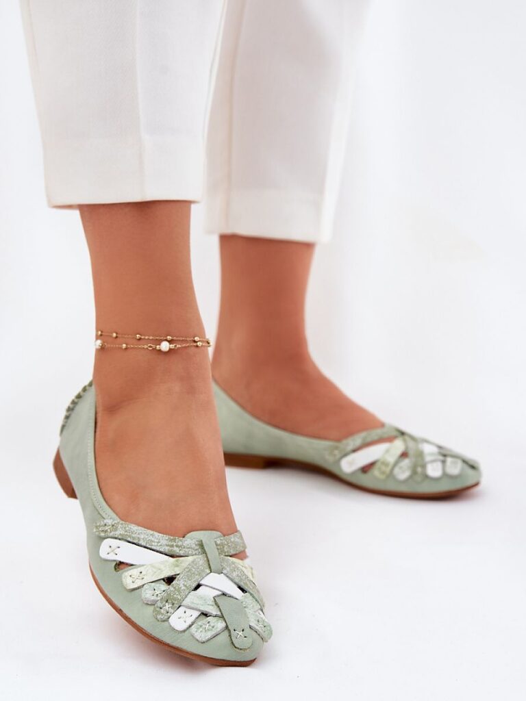 Baleriny Model Maciejka 01358-50 Mint - Step in style