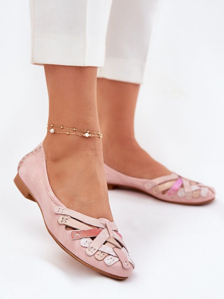 Baleriny Model Maciejka 01358-51 Pink - Step in style