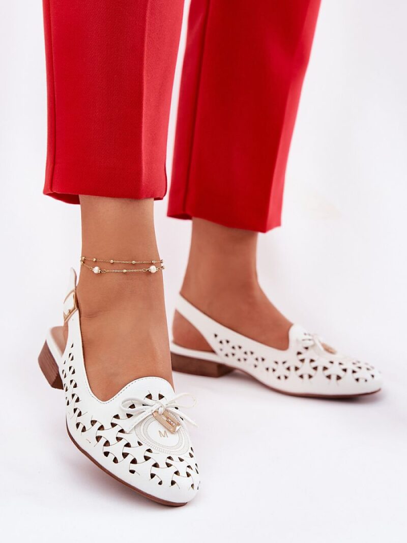 Baleriny Model Navinnia ASA222-7 White - Step in style