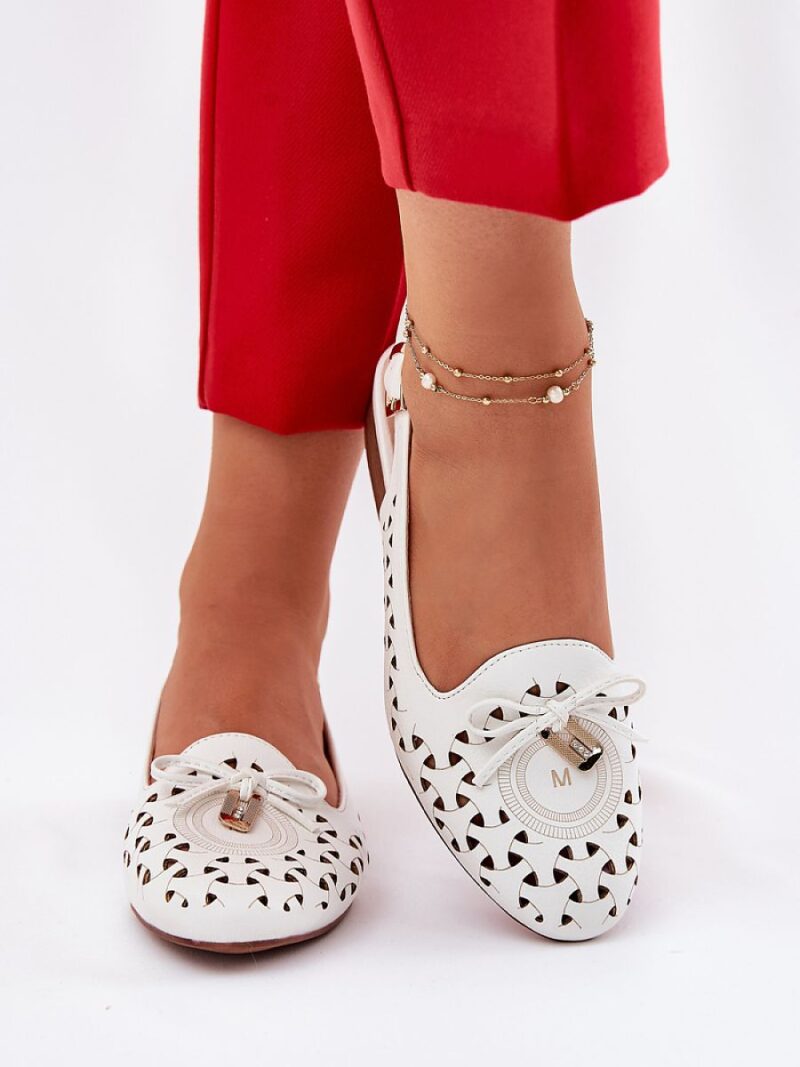 Baleriny Model Navinnia ASA222-7 White - Step in style - obrazek 3