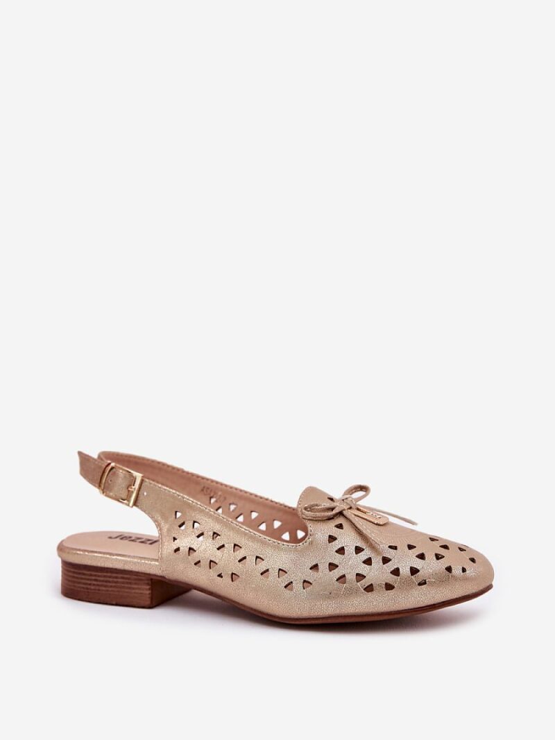 Baleriny Model Navinnia ASA222-7 Gold - Step in style - obrazek 2