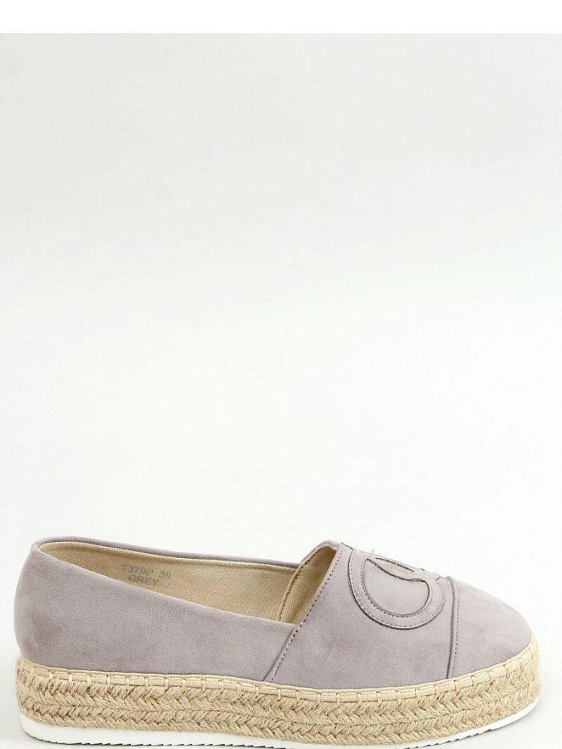 ESPADRYLE CHANELKI SZARE T379P GREY - Inello - obrazek 4