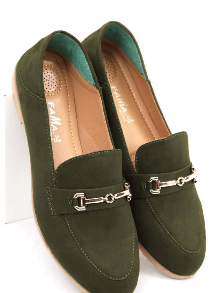 Mokasyny damskie JUSS GREEN - Inello