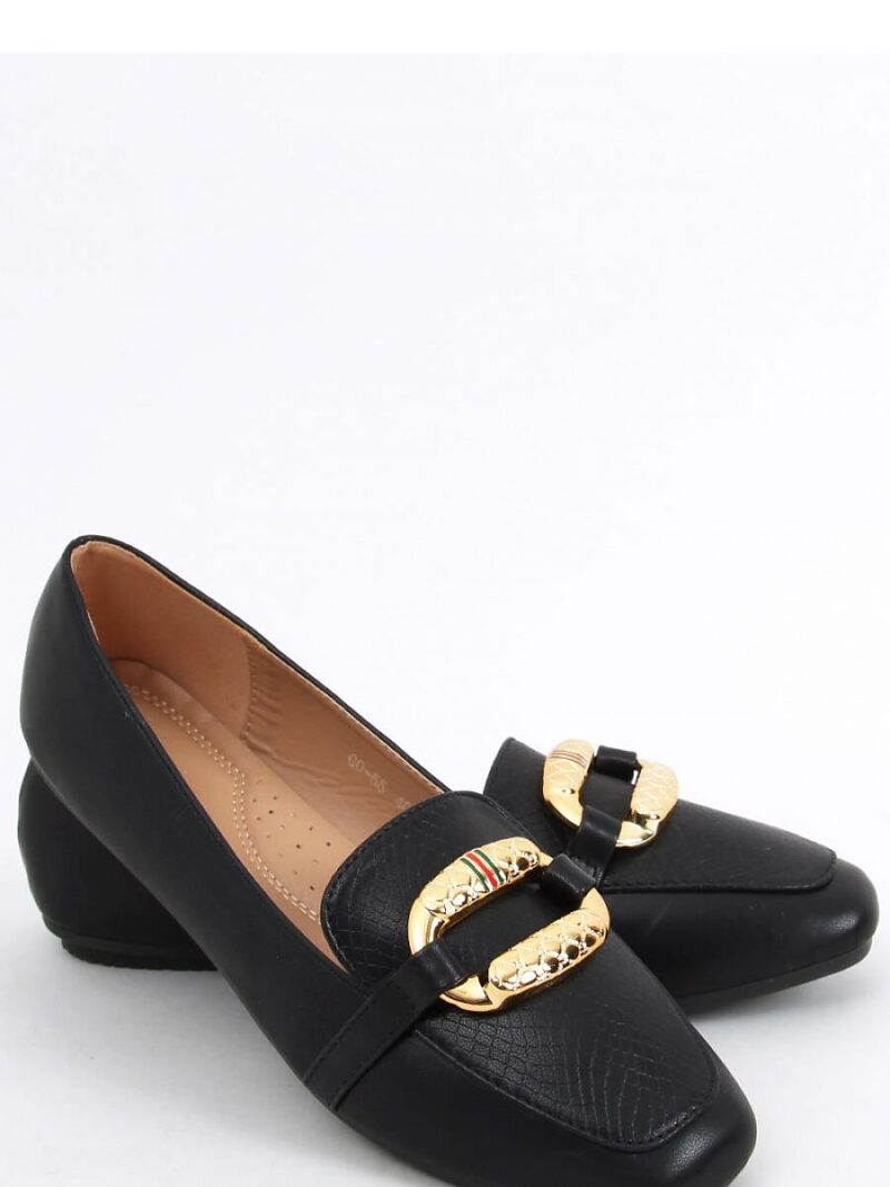 Mokasyny damskie SAJMON BLACK - Inello