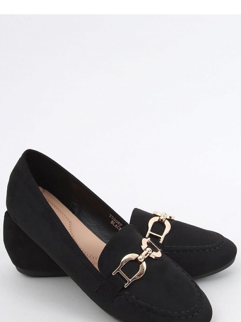 Mokasyny damskie CATALINA BLACK - Inello