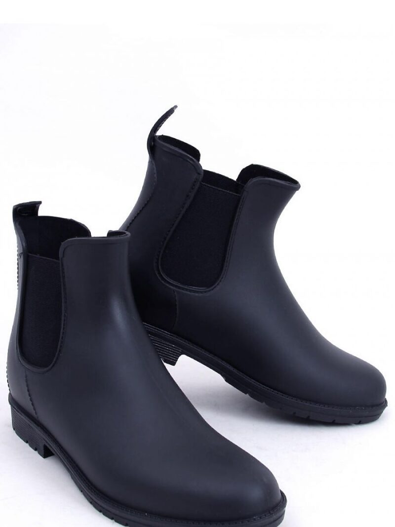 Kalosze damskie sztyblety FOXY BLACK - Inello