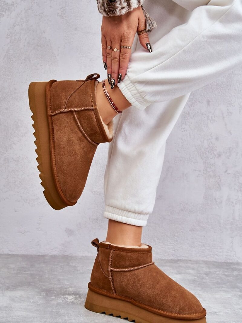 Śniegowce Model Nucca W5828 Camel - Step in style - obrazek 2