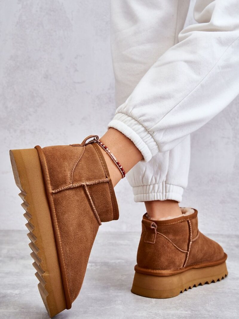 Śniegowce Model Nucca W5828 Camel - Step in style - obrazek 3