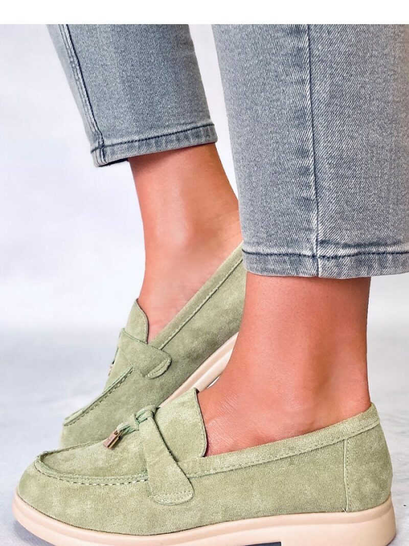 Mokasyny zamszowe OTTAVIA GREEN - Inello - obrazek 2