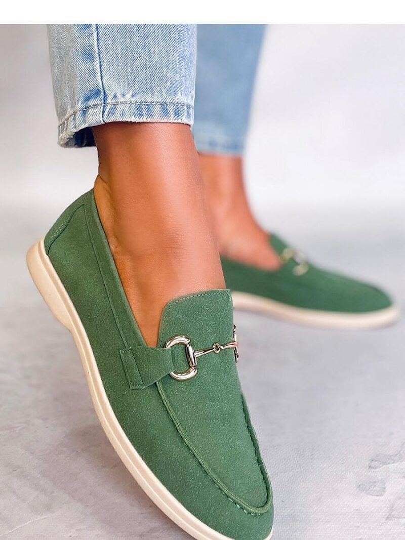 Mokasyny damskie MILVA GREEN - Inello - obrazek 2