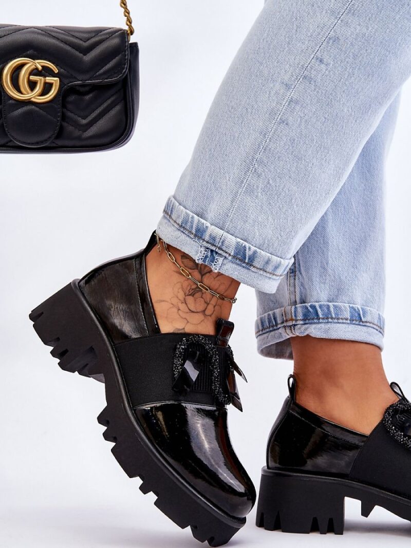 Półbuty Model Keily MR-Y85 Black - Step in style - obrazek 2