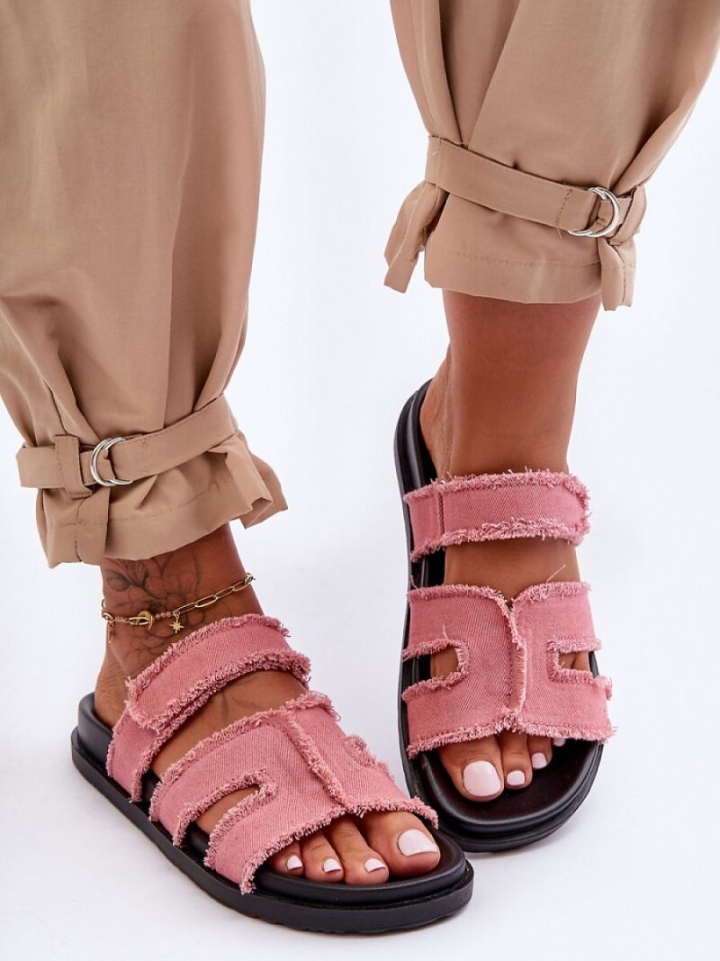 Sandał Klapki Model Lamirose H8-523 Pink - Step in style