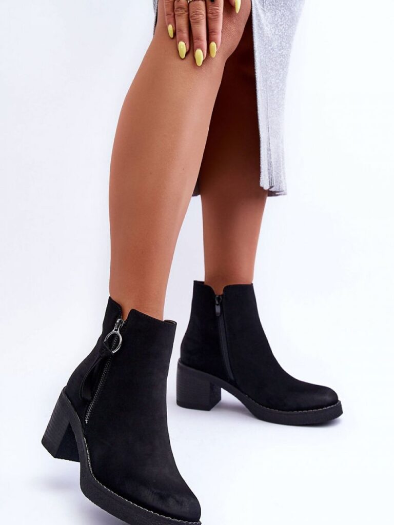 Botki Model Limoso M706 Black Zamsz - Step in style