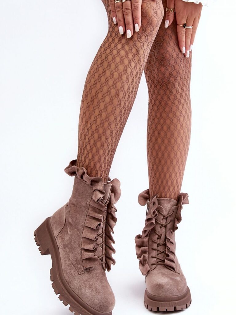 Workery Model Nacelle NS336P Dark Beige Zamsz - Step in style