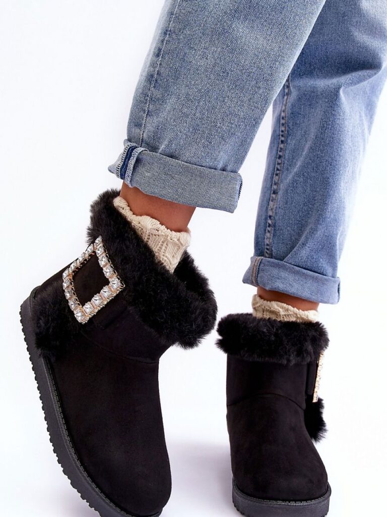 Śniegowce Model Dulca VL201P Black - Step in style
