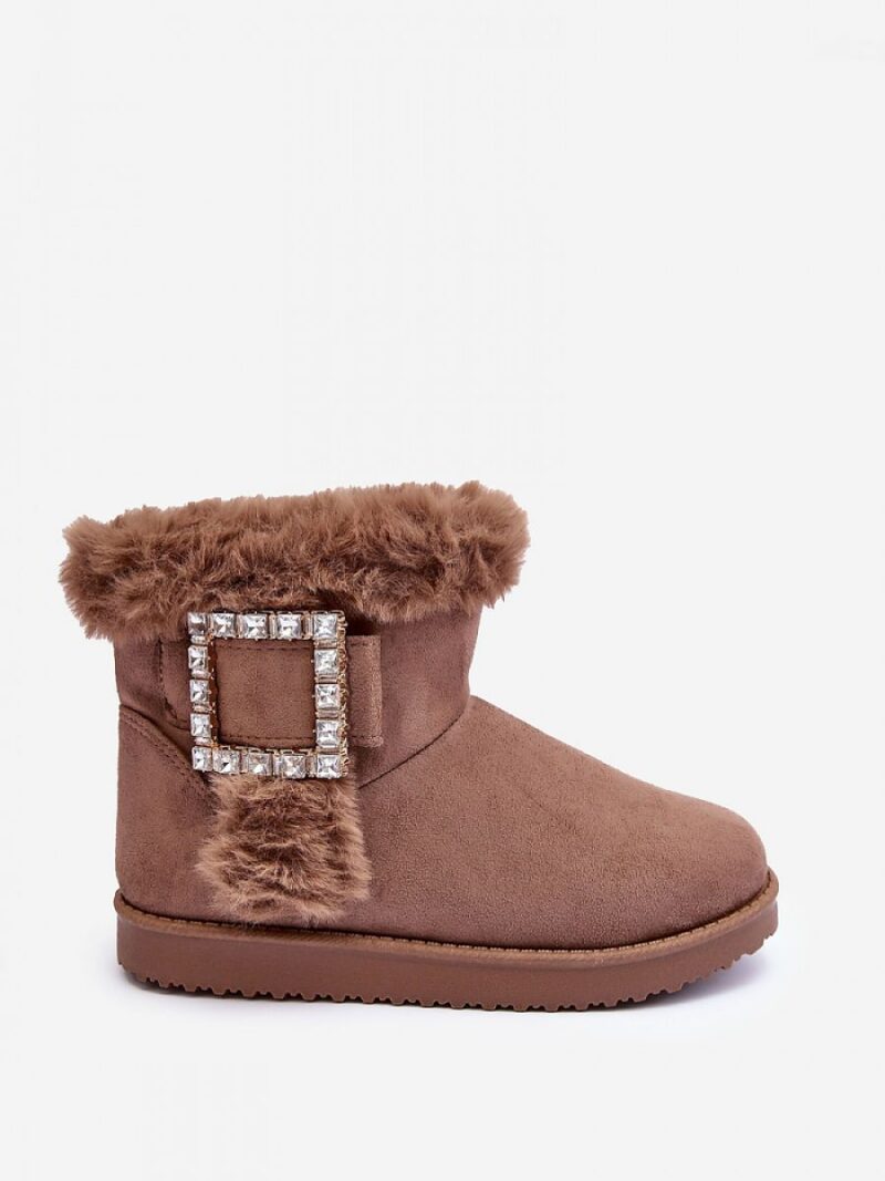 Śniegowce Model Dulca VL201P Dark Beige - Step in style - obrazek 3