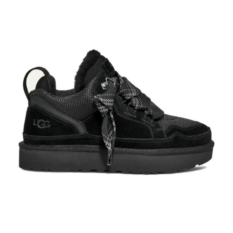 Ugg Lowmel Czarne Black Ocieplane Sneakersy