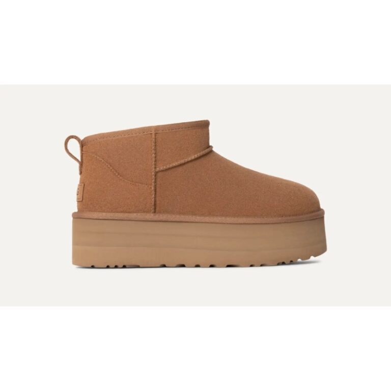 Ugg Classic Ultra Mini Platform Brązowe Zimowe buty na platformie