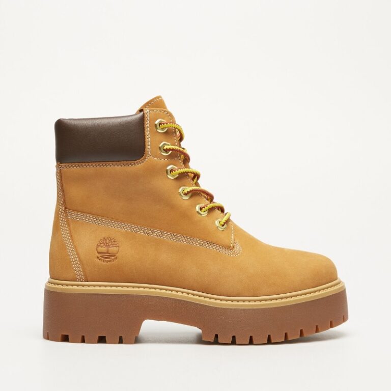 Timberland Stone Street 6 inch Miodowe buty zimowe