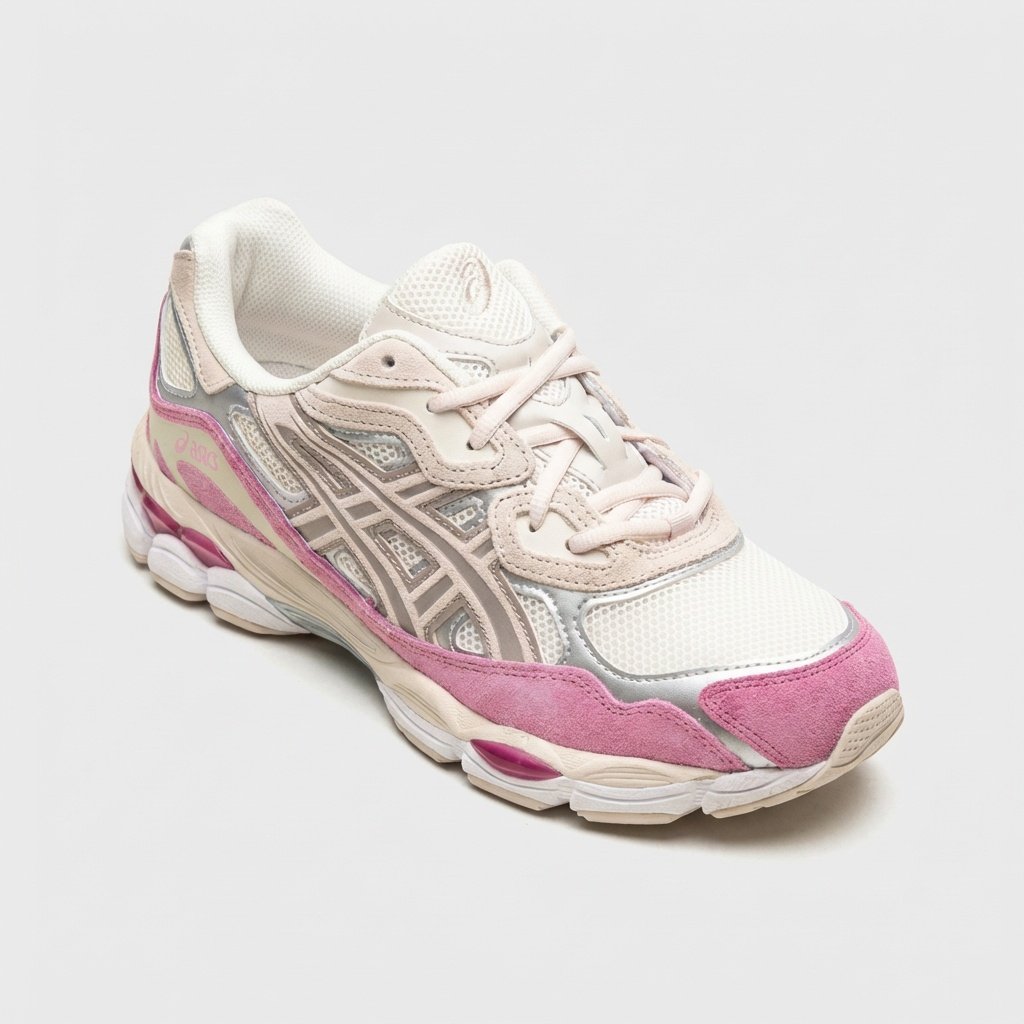 Asics Gel-NYC Beżowy, różowy unisex 1203A383-104 - obrazek 3