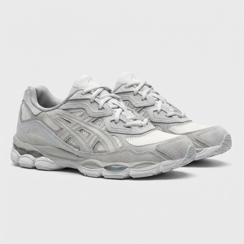 Asics Gel-NYC Szary unisex Zamszowe 1203A663-101 - obrazek 2