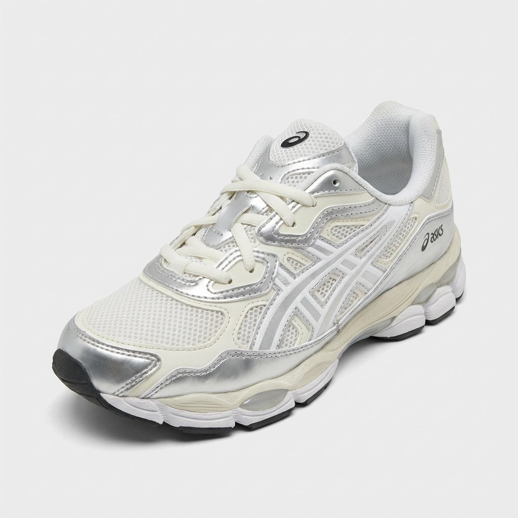 Asics Gel-NYC Srebrny, kremowy unisex 1203A805-101 - obrazek 3