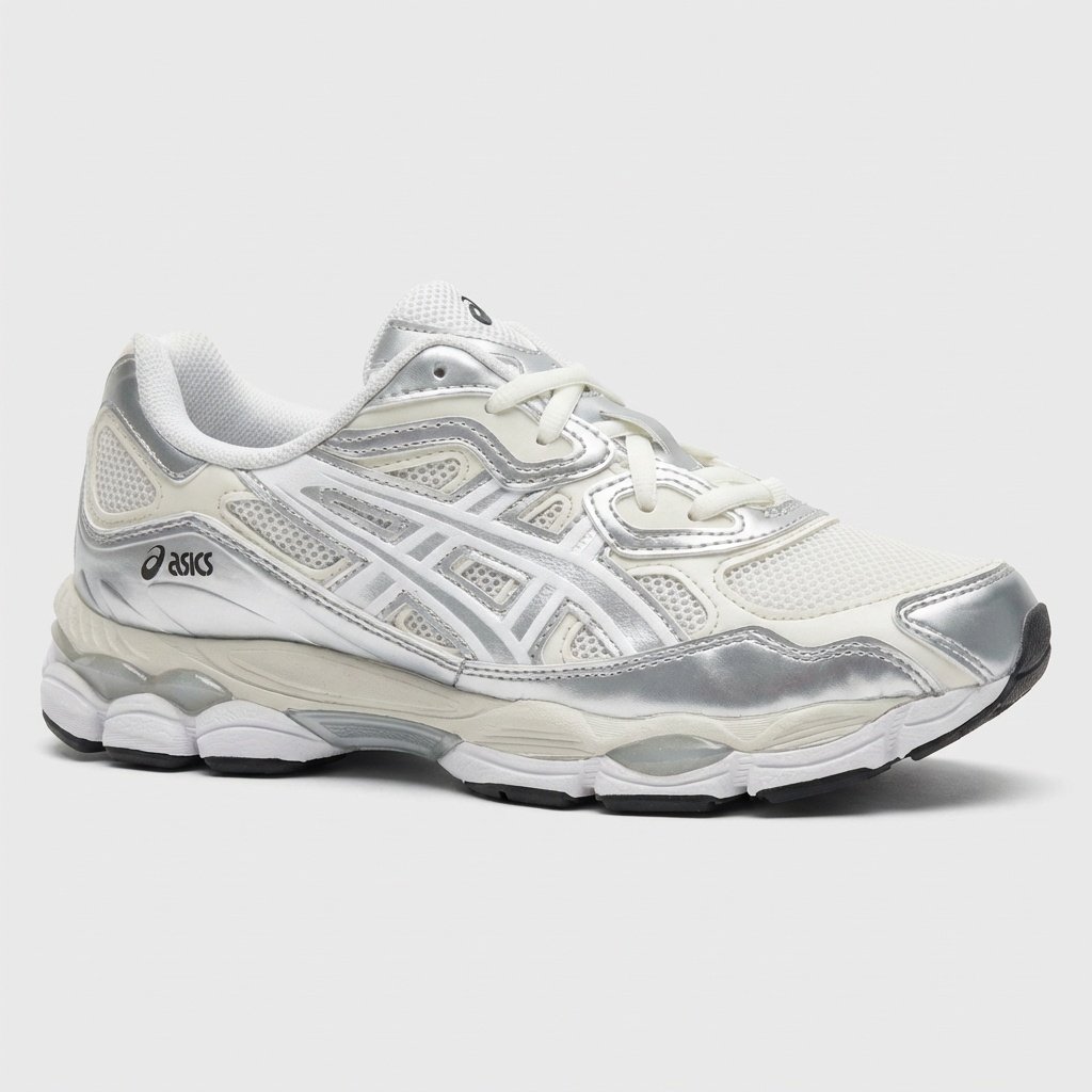 Asics Gel-NYC Srebrny, kremowy unisex 1203A805-101