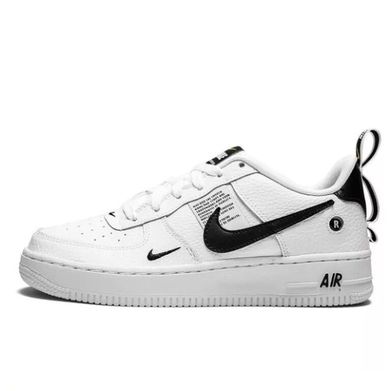 Nike Air Force 1 ’07 LV8 Low Białe AJ7747-100 Skórzane sneakersy
