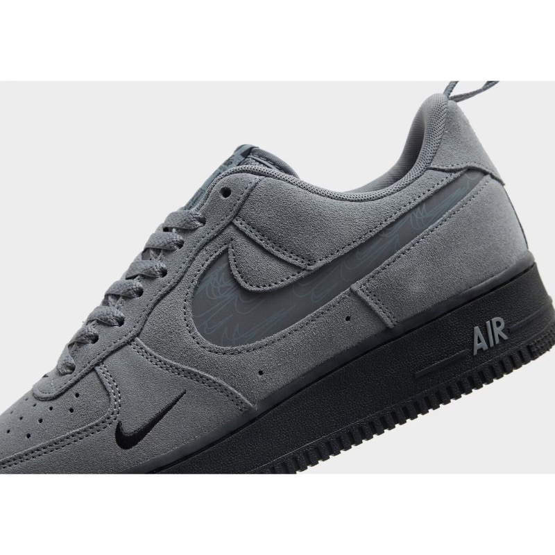 Nike Air Force 1 ’07 LV8 DZ4514‑002 szare zamszowe sneakersy - obrazek 3