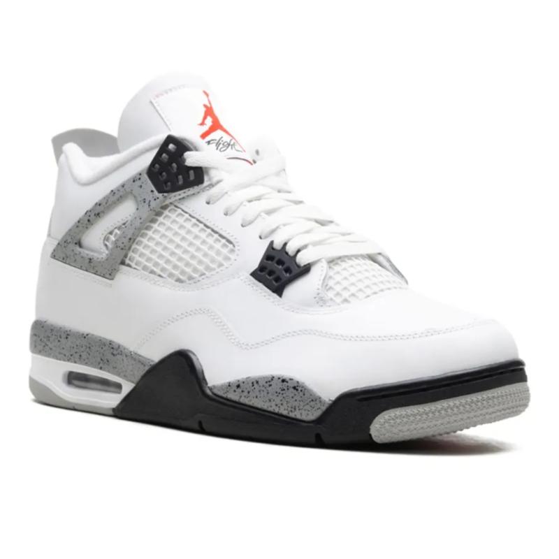 Buty Air Jordan 4 Białe White Cement FV5029-100 - obrazek 2