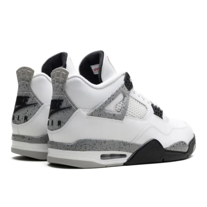 Buty Air Jordan 4 Białe White Cement FV5029-100 - obrazek 3