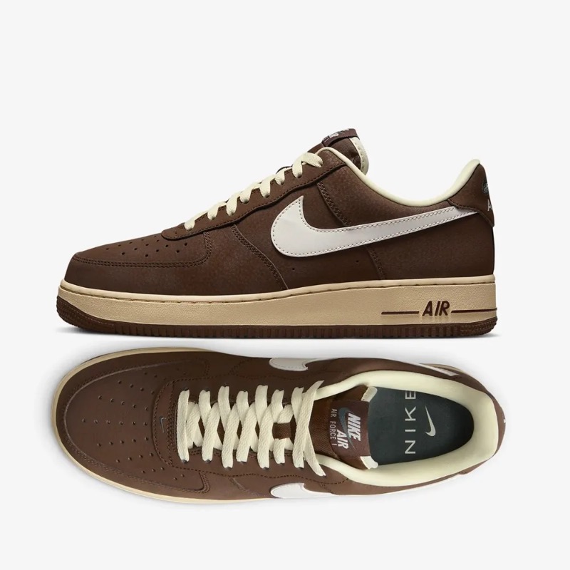 Nike Air Force 1 '07 NCPS Brązowe FZ3592-259 - obrazek 3