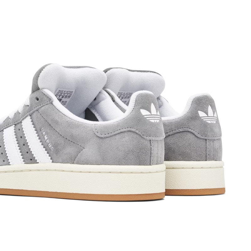 adidas Campus 00s Grey Gum HQ8707 Szare Zamszowe Sneakersy - obrazek 4